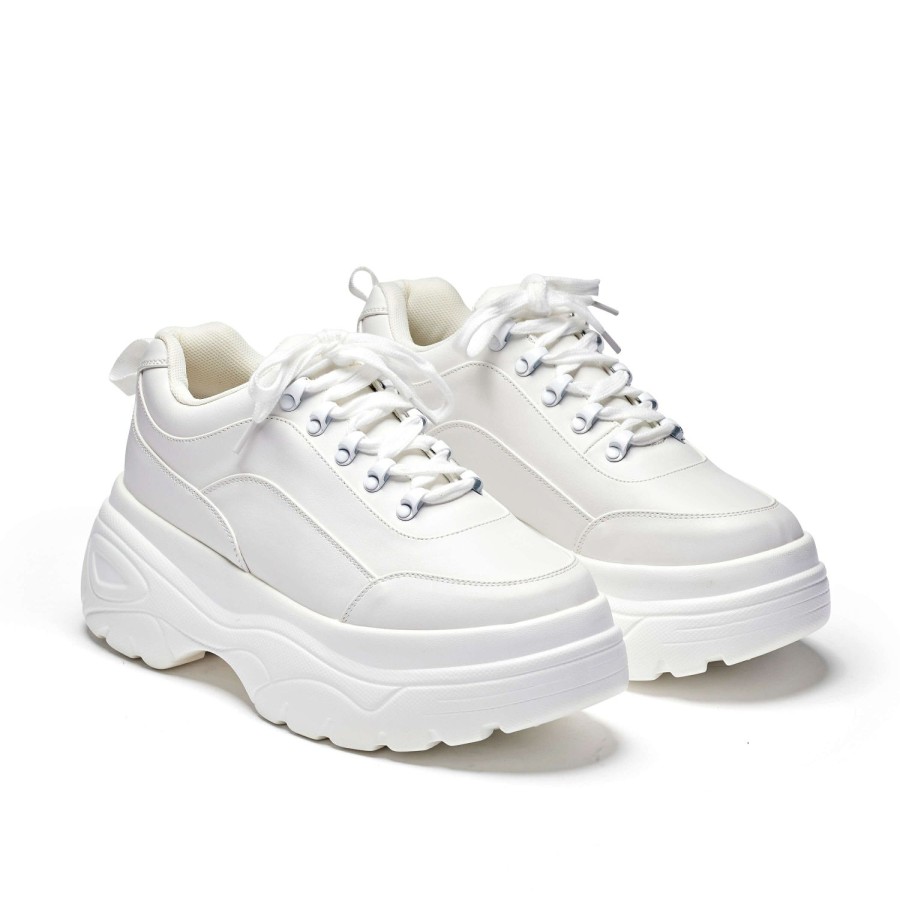 Women Koi footwear Chunky Trainers | Jennie Striker White Chunky Bubble ...